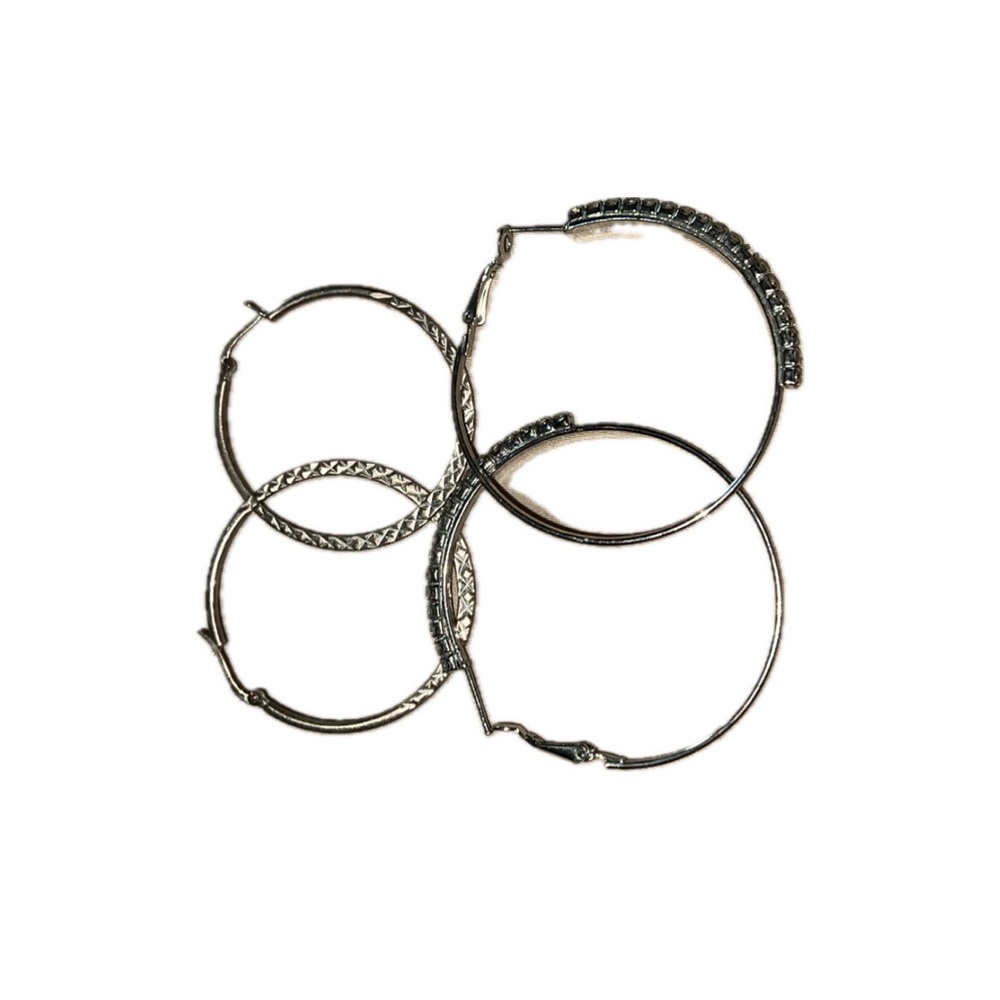 Silver hoop Earrings
